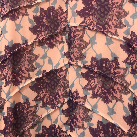 For Love & Lemons maxi dress. XS. Floral/purple - Picture 5 of 6